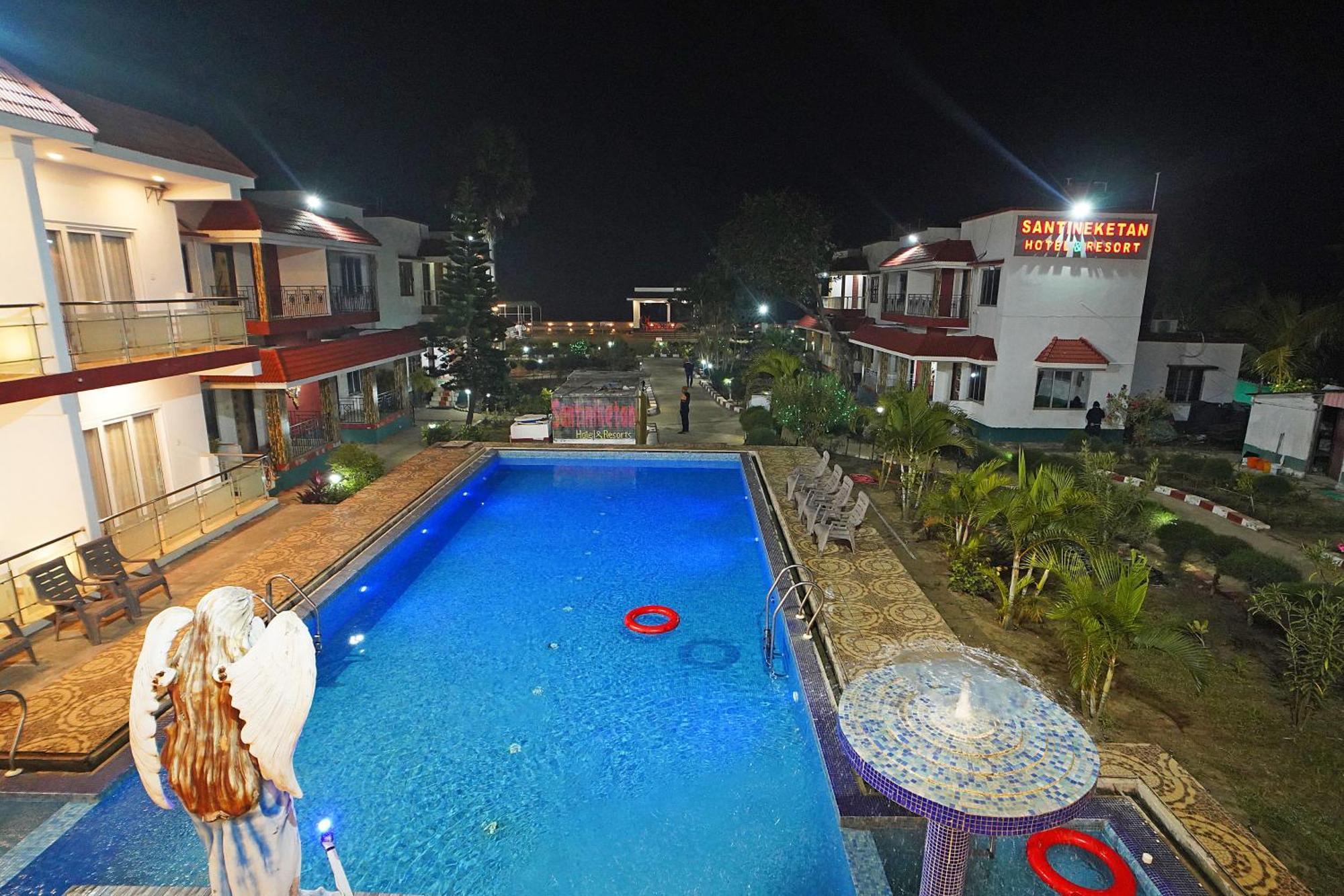 Santiniketan Hotel And Resort !! On Beach Family Resort !! マンダーマニ エクステリア 写真